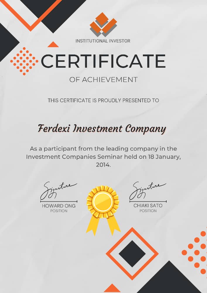 Company Certificate